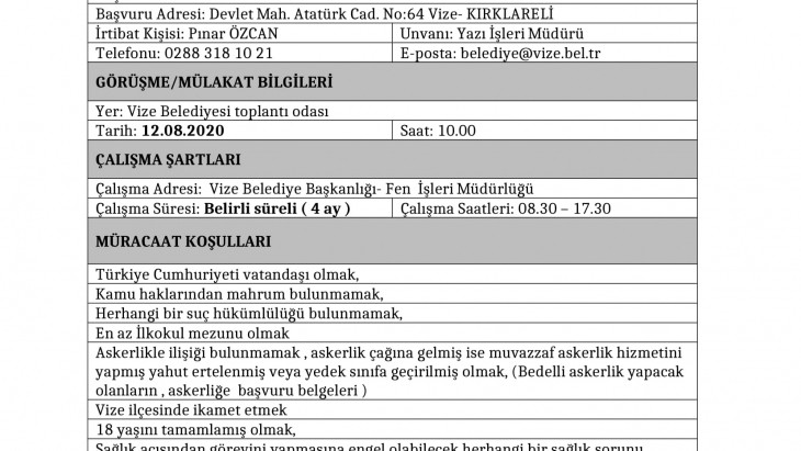 İŞÇİ ALIMI DUYURU4