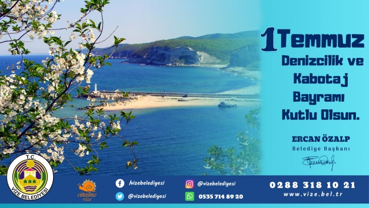 1 TEMMUZ DENİZCİLİK VE KABOTAJ BAYRAMI KUTLU OLSUN
