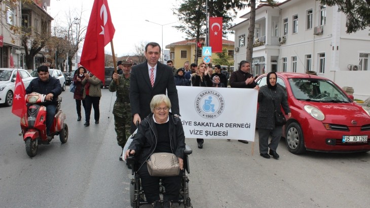 Dünya Engelliler Gününde Tören Düzenlendi