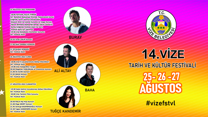 14.VİZE TARİH VE KÜLTÜR FESTİVALİ