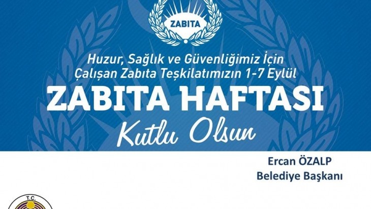 1-7 EYLÜL ZABITA HAFTASI KUTLU OLSUN