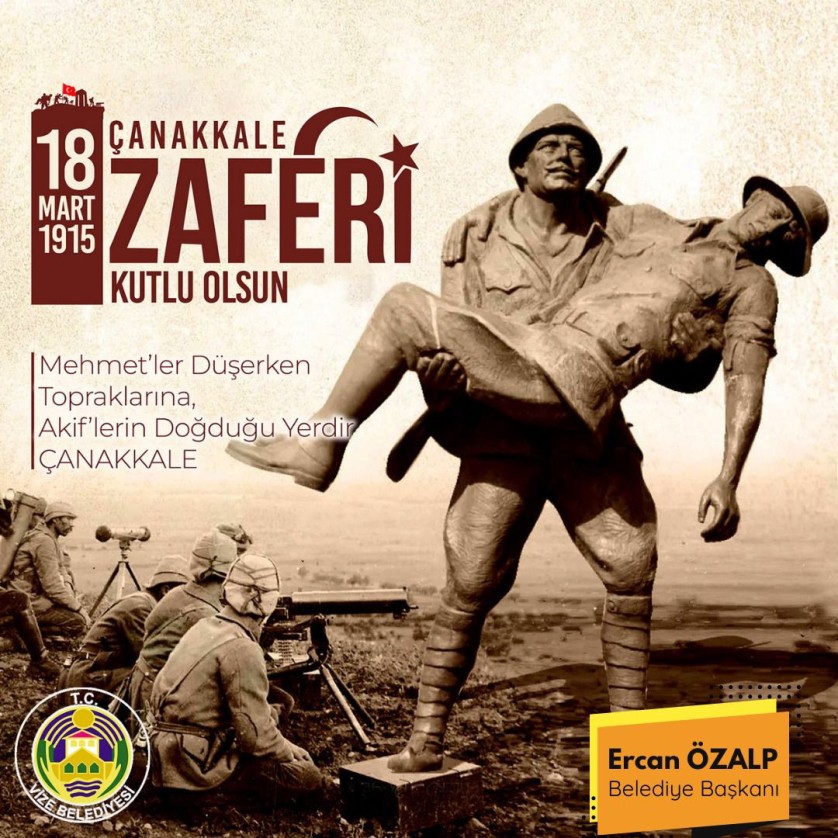 ÇANAKKALE ZAFERİNİN 110. YILI KUTLU OLSUN