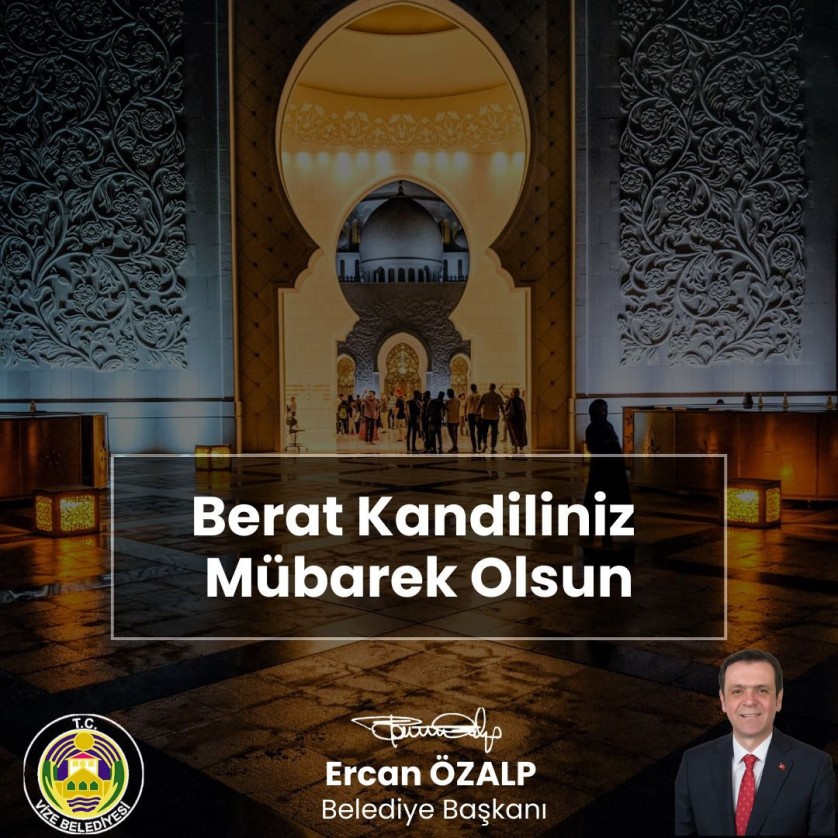 BERAT KANDİLİNİZ MÜBAREK OLSUN