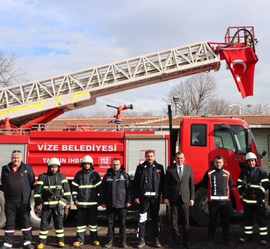 VİZE İTFAİYESİ 2024 YILINDA 88 YANGINA MÜDAHALE ETTİ
