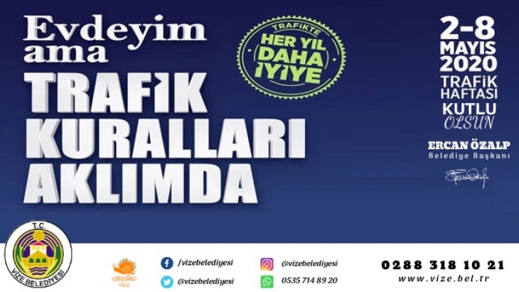 1-8 MAYIS TRAFİK VE İLKYARDIM HAFTASI KUTLU OLSUN
