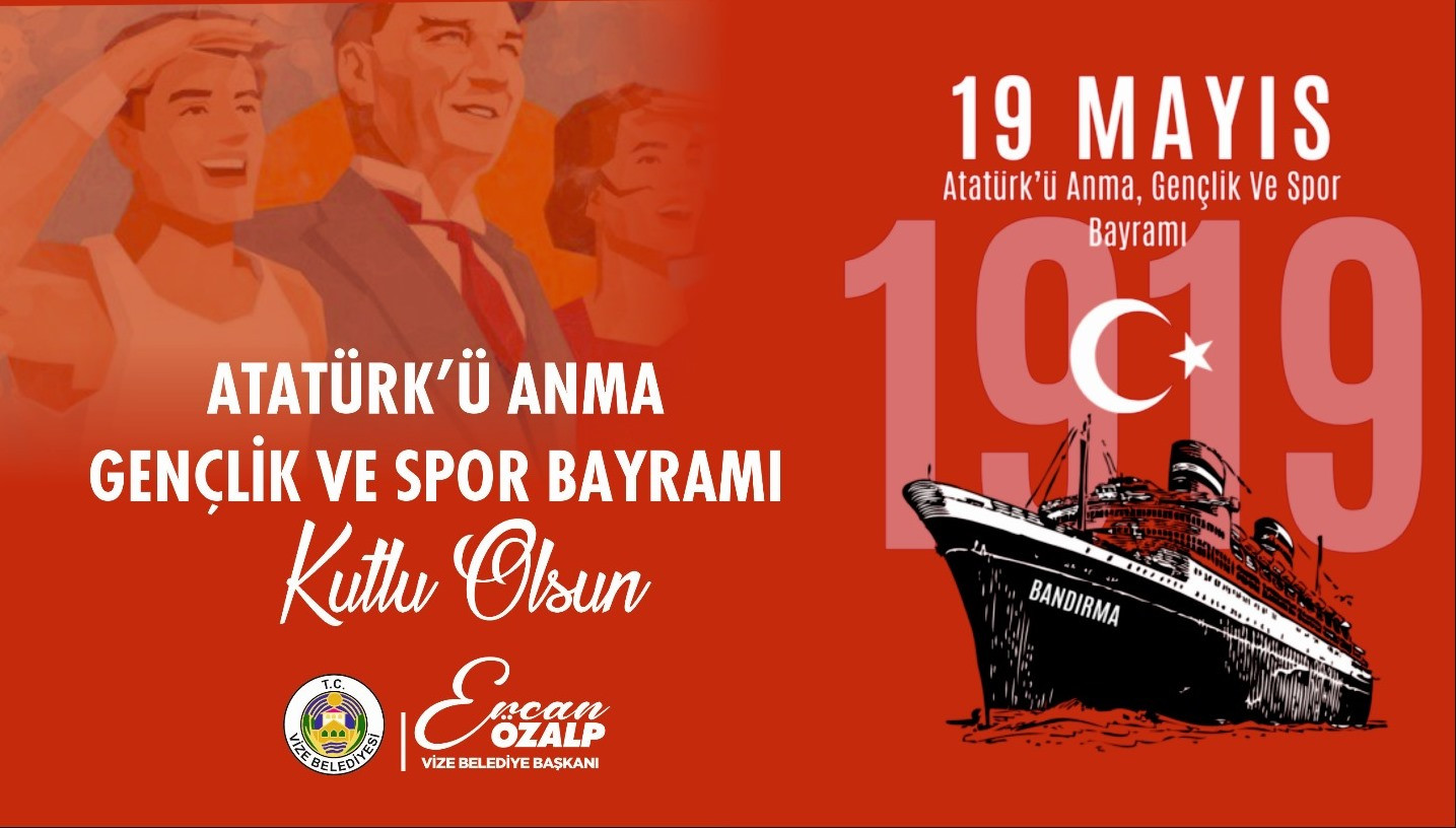 19 MAYIS ATATÜRK'Ü ANMA,GENÇLİK VE SPOR BAYRAMIMIZ KUTLU OLSUN