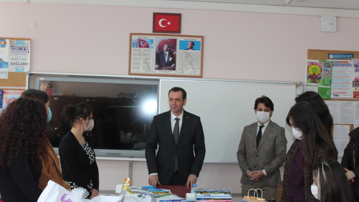 24 KASIM'DA İLÇEMİZDEKİ TÜM OKULLAR ZİYARET EDİLDİ