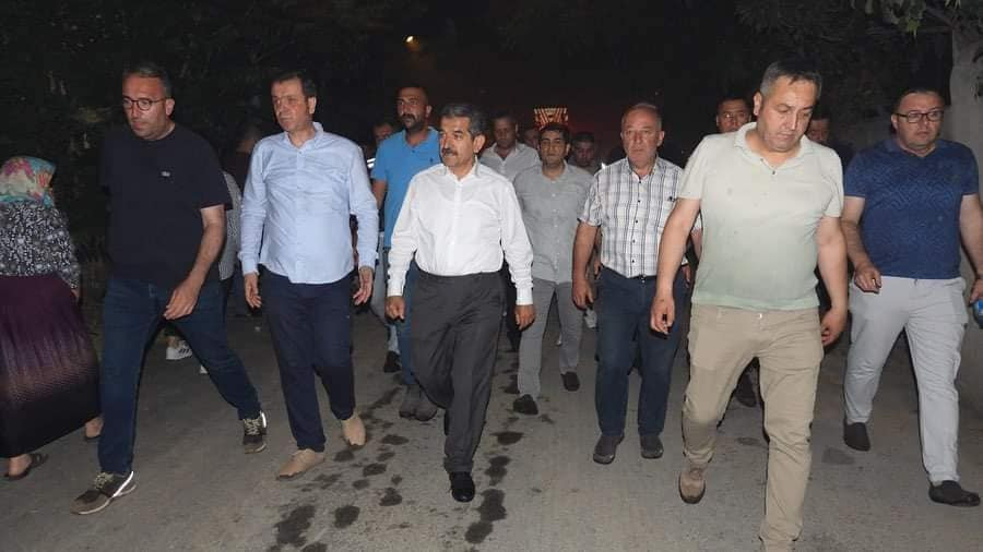 İlçemizde Yaşanan Yangın Dolayısıyla Tüm Halkımıza Geçmiş Olsun