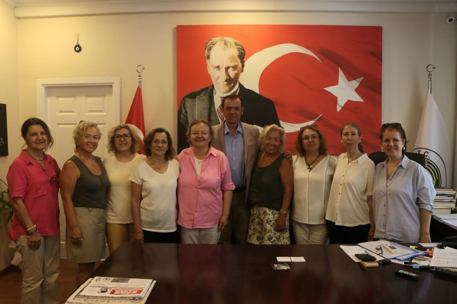 Kırklareli Çağdaş Yaşamı Destekleme Derneği Üyeleri'nden Başkan Özalp'e Ziyaret