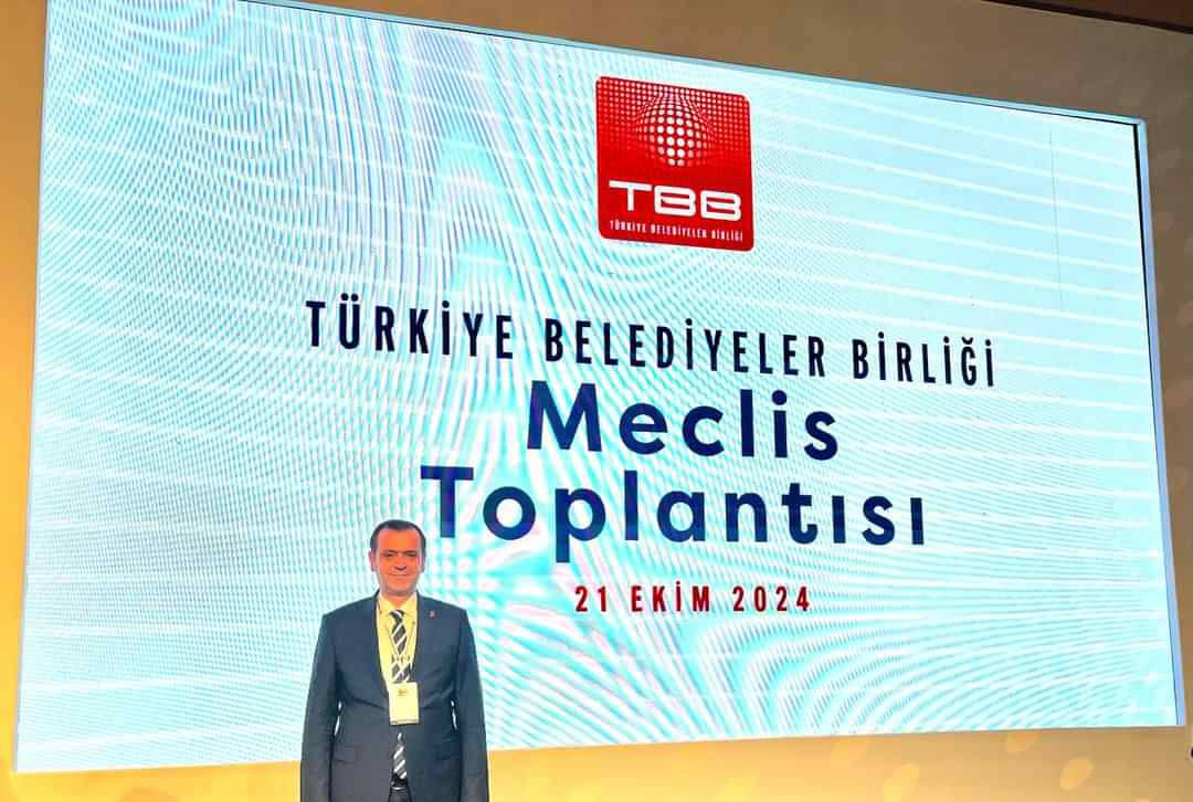 BELEDİYE BAŞKANIMIZ ERCAN ÖZALP TÜRKİYE BELEDİYELER BİRLİĞİ TOPLANTISINA KATILDI