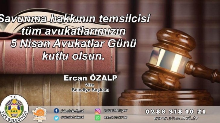 5 NİSAN AVUKATLAR GÜNÜ KUTLU OLSUN