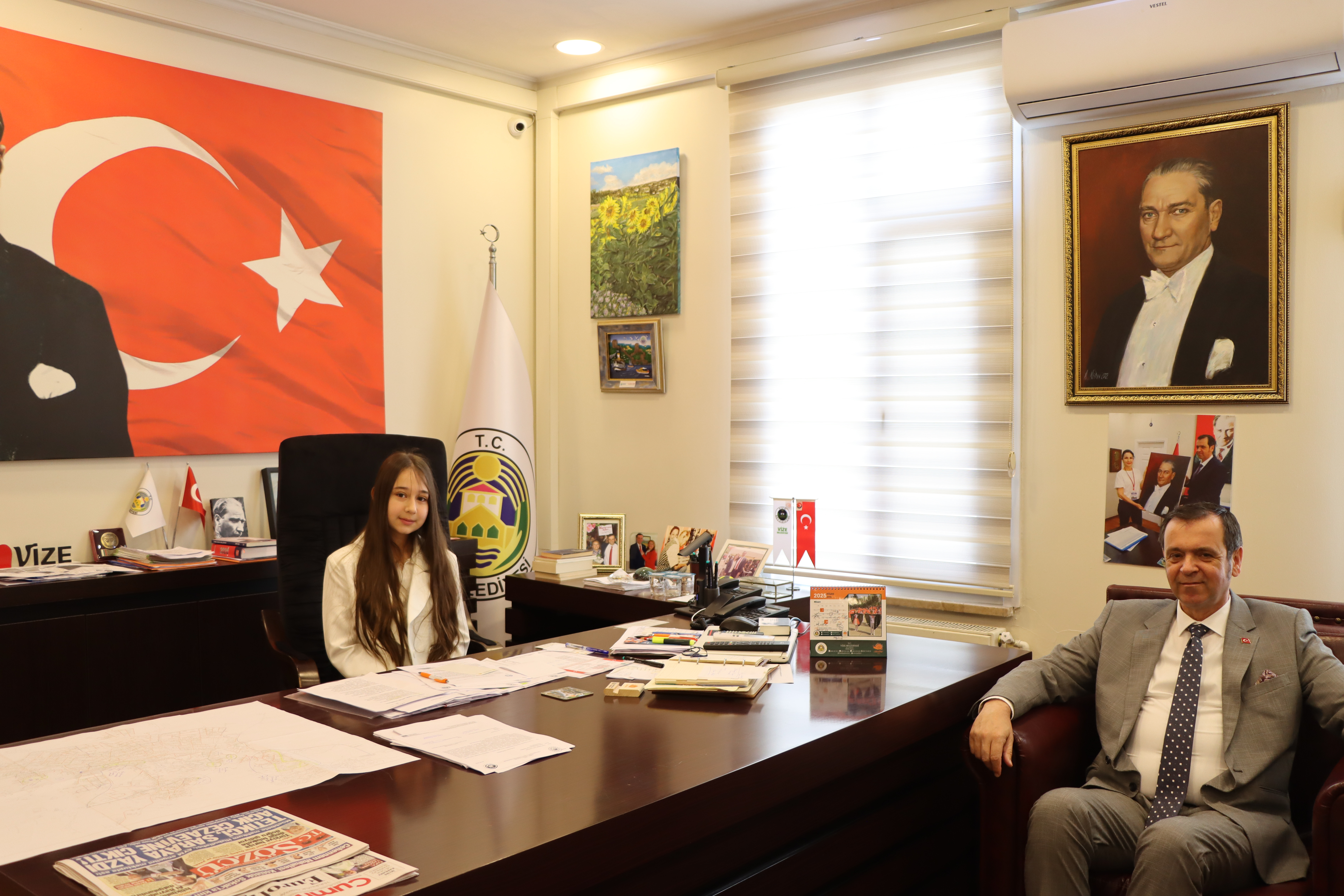 23 NİSAN'DA TEMSİLİ BELEDİYE BAŞKANI BUĞLEM KAYMAZ OLDU