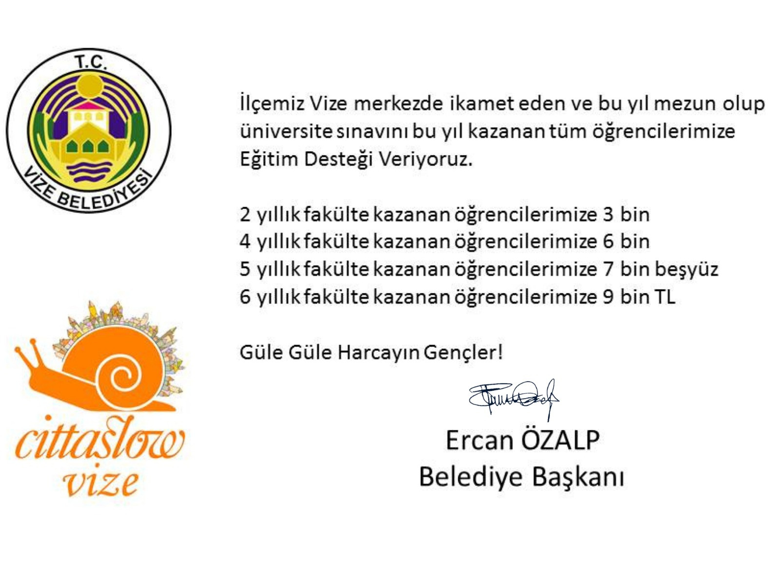 BAŞARI SİZDEN,DESTEK BİZDEN