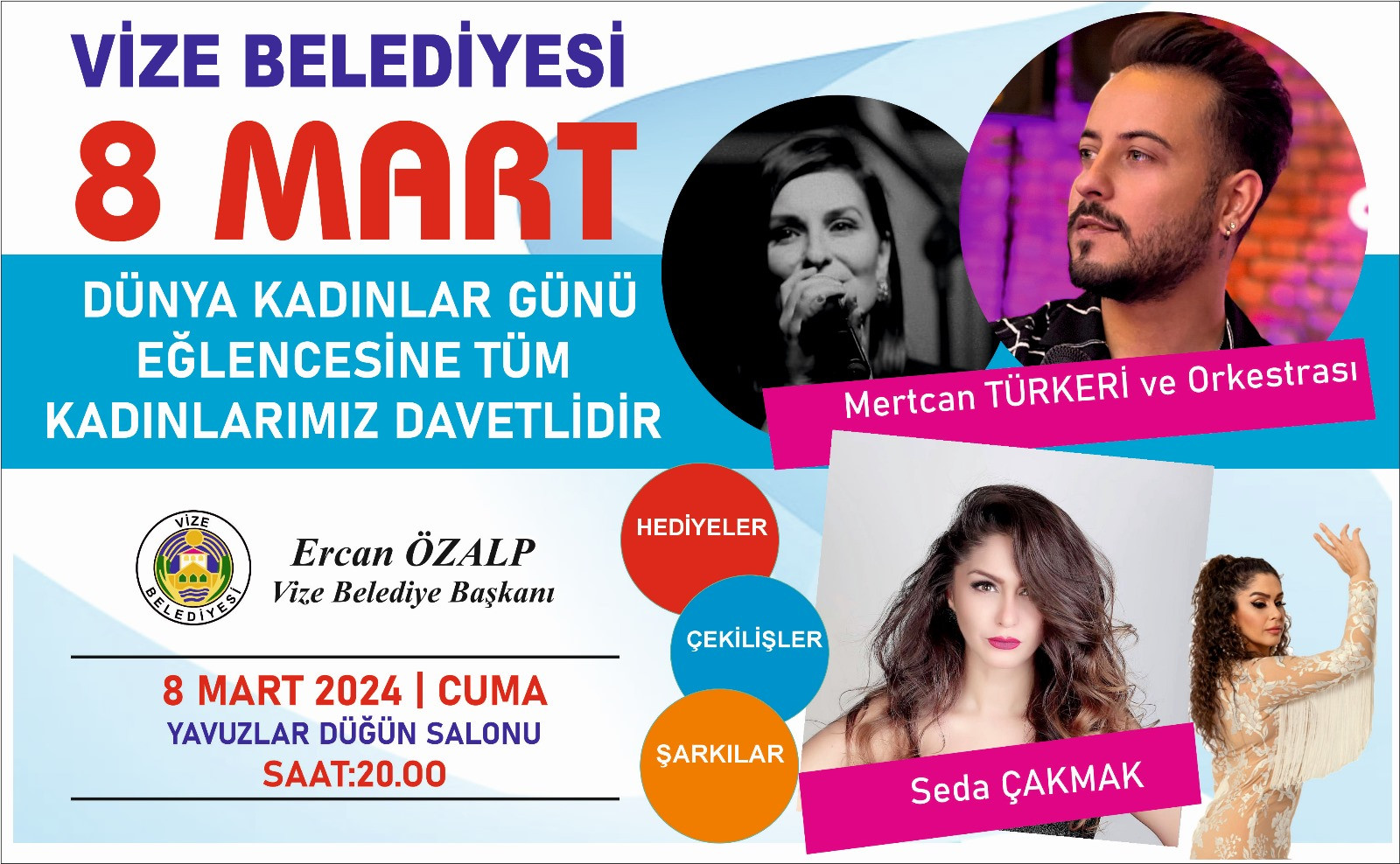 8 Mart Dünya Kadınlar Günü Programımıza Davetlisiniz