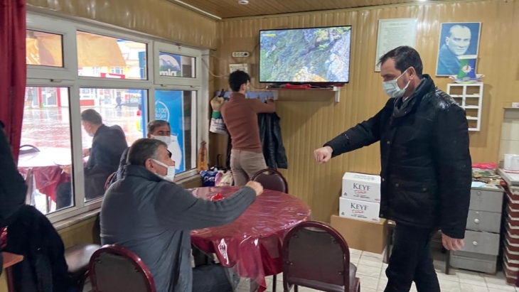 BAŞKAN ÖZALP ESNAFININ YANINDA OLMAYA DEVAM EDİYOR