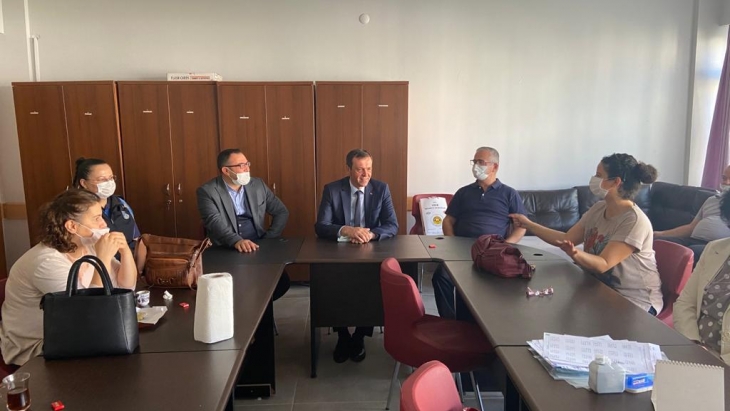 BAŞKAN ÖZALP OKULLARI ZİYARET EDİYOR