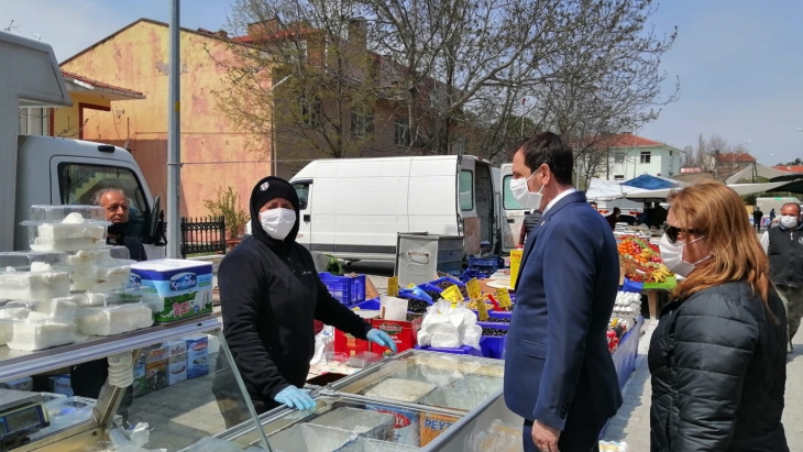 BAŞKAN ÖZALP PAZAR YERİNDE DENETİMLERDE BULUNDU