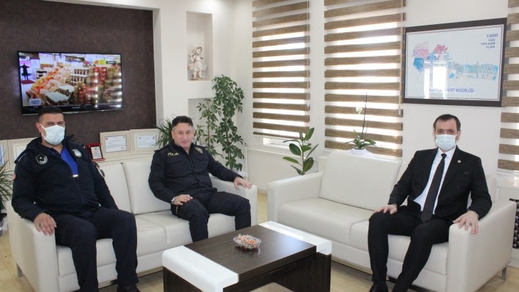 BAŞKAN ÖZALP POLİS HAFTASI DOLAYISIYLA ZİYARETLERDE BULUNDU