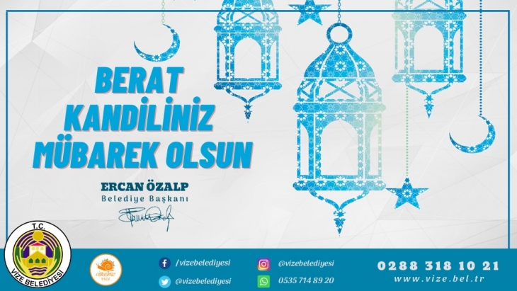 BERAT KANDİLİNİZ MÜBAREK OLSUN