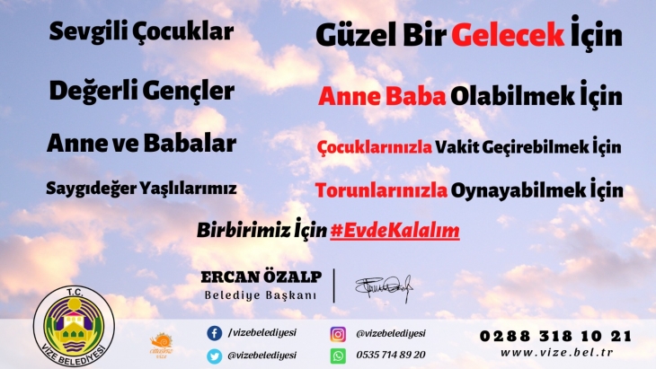 BİRBİRİMİZ İÇİN EVDE KALALIM