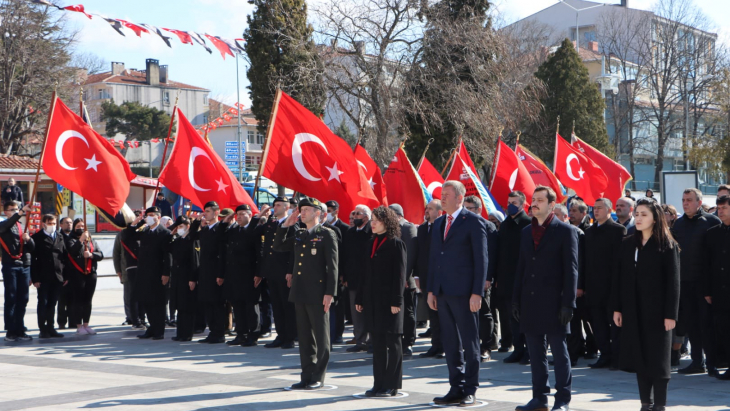 ÇANAKKALE ZAFERİMİZİN 107. YILI ANMA GÜNÜ GERÇEKLEŞTİRİLDİ