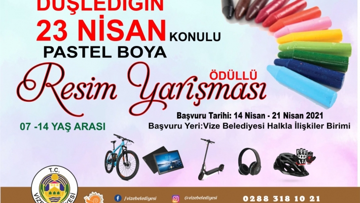 DÜŞLEDİĞİN 23 NİSAN TEMALI RESİM YARIŞMASI