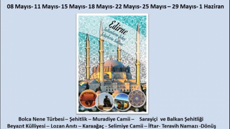 VİZE BELEDİYESİ BAYANLARIMIZA EDİRNE GEZİSİ DÜZENLİYOR