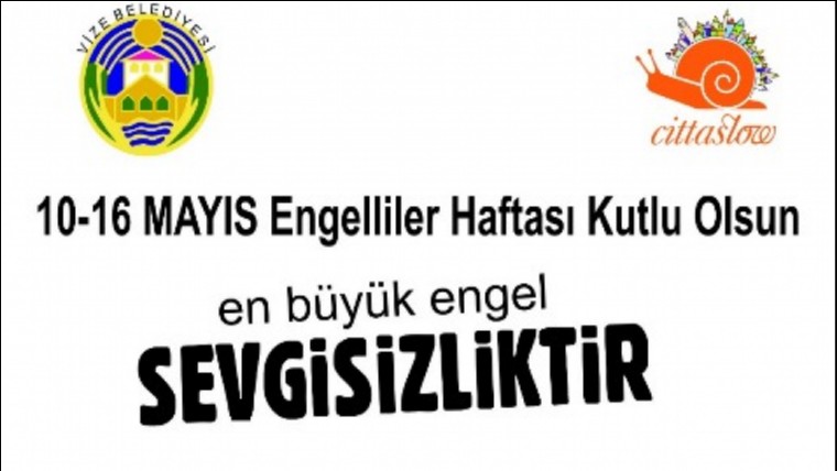 ENGELLİ İNSANLARA SAYGI, İNSANLIĞA SAYGIDIR.