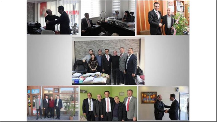 BAŞKAN ERCAN ÖZALP AVUKATLARI ZİYARET ETTİ