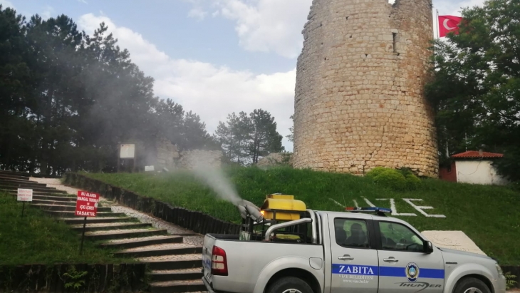 İLAÇLAMA ÇALIŞMALARI GERÇEKLEŞTİRİLİYOR