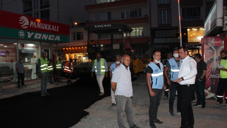 İLÇEMİZ OTOGARINDA ASFALTLAMA ÇALIŞMASI YAPILIYOR