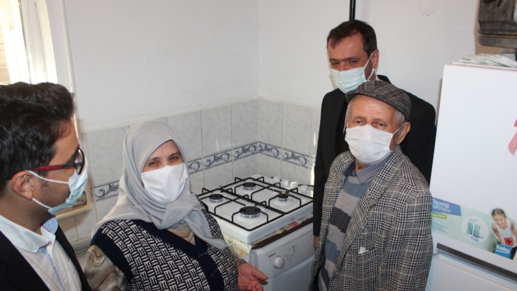 İLÇEMİZDE DOĞALGAZ İLK EVİMİZE ULAŞTI