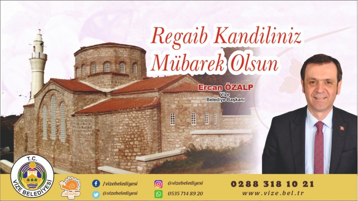 REGAİB KANDİLİNİZ MÜBAREK OLSUN