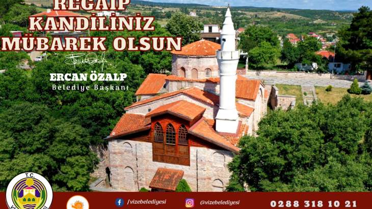 ''REGAİB KANDİLİNİZ MÜBAREK OLSUN''