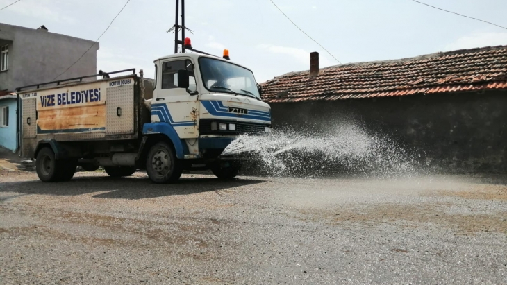 SOKAK DEZENFEKSİYON ÇALIŞMALARIMIZ DEVAM EDİYOR