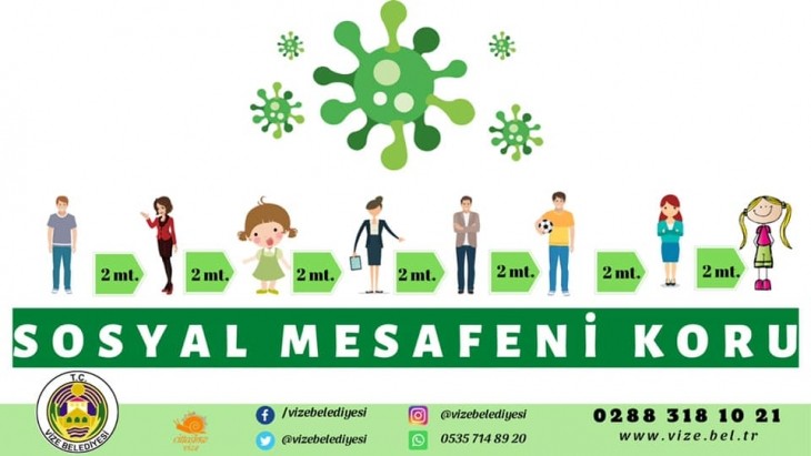 SOSYAL MESAFE KURALLARINA UYALIM