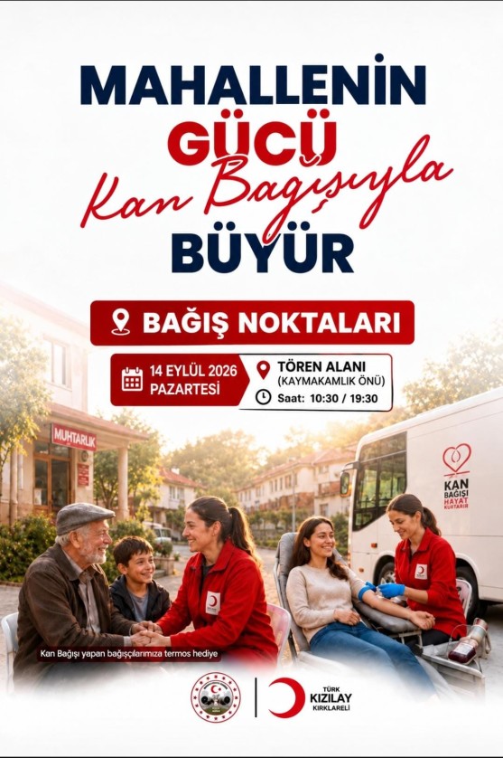 Tüm Vatandaşlarımızı Kan Vermeye Davet Ediyoruz