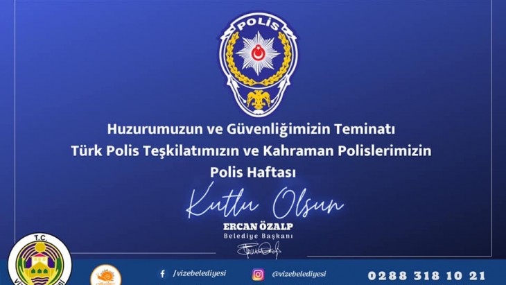 TÜRK POLİS TEŞKİLATI'NIN POLİS HAFTASI KUTLU OLSUN
