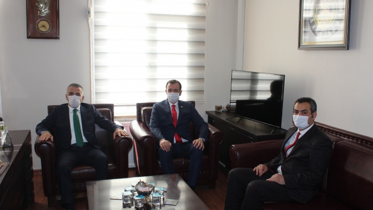 VALİ SAYIN OSMAN BİLGİN BAŞKAN ÖZALP'İ ZİYARET ETTİ