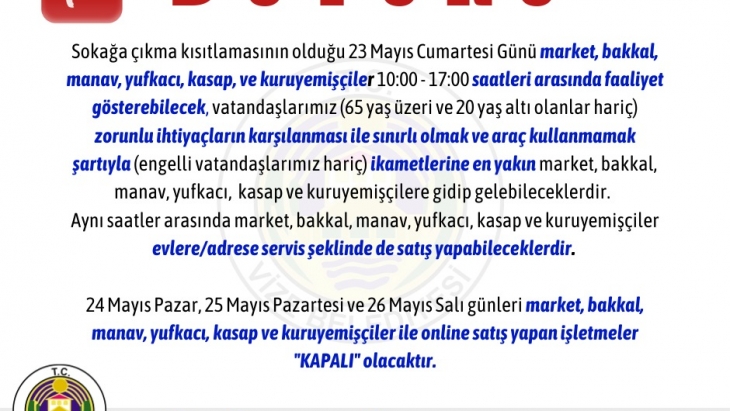 VATANDAŞLARIMIZIN DİKKATİNE