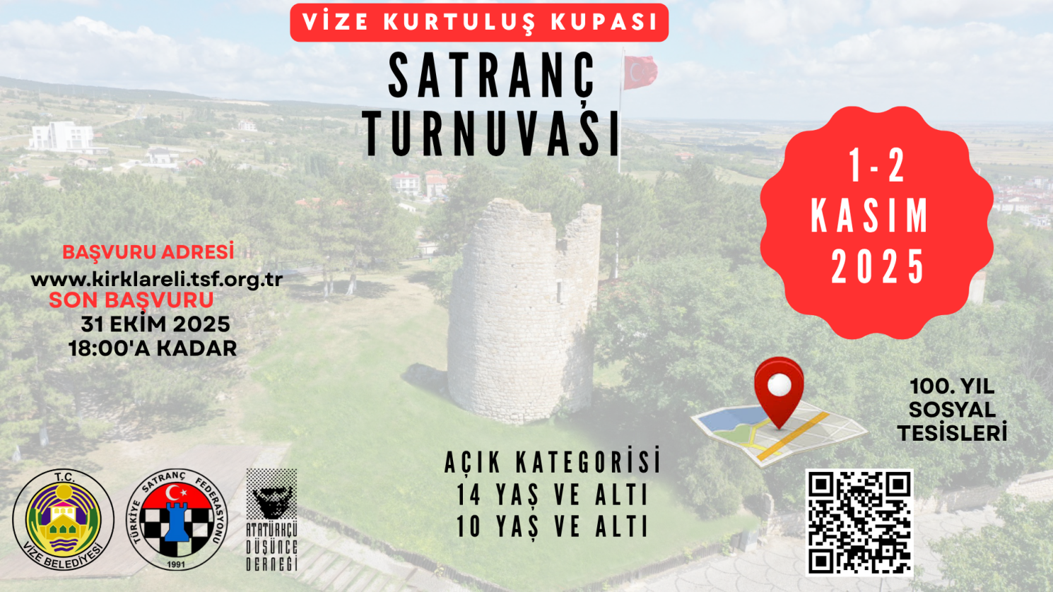 VİZE KURTULUŞ KUPASI- SANTRAÇ TURNUVASI