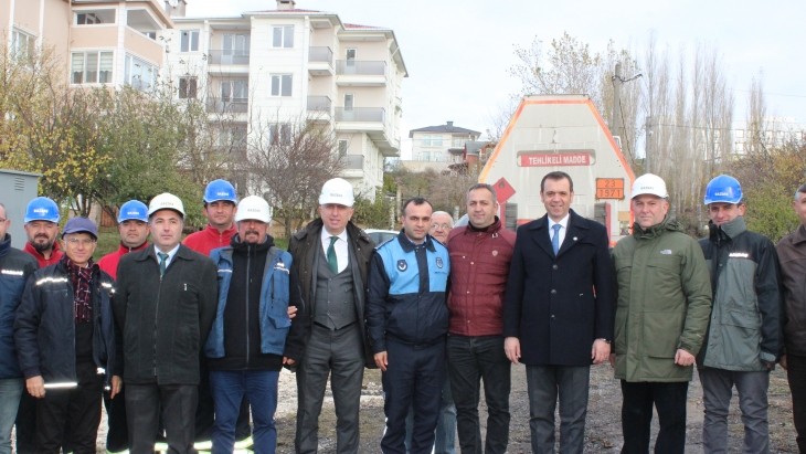 VİZE'DE DOĞALGAZ MEŞALESİNİ YAKTIK