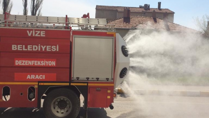 YENİ STERİLİZASYON EKİPMANIMIZLA DEZENFEKTE DEVAM EDİYOR