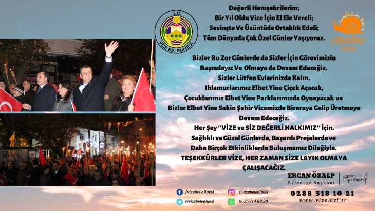 TEŞEKKÜRLER VİZE