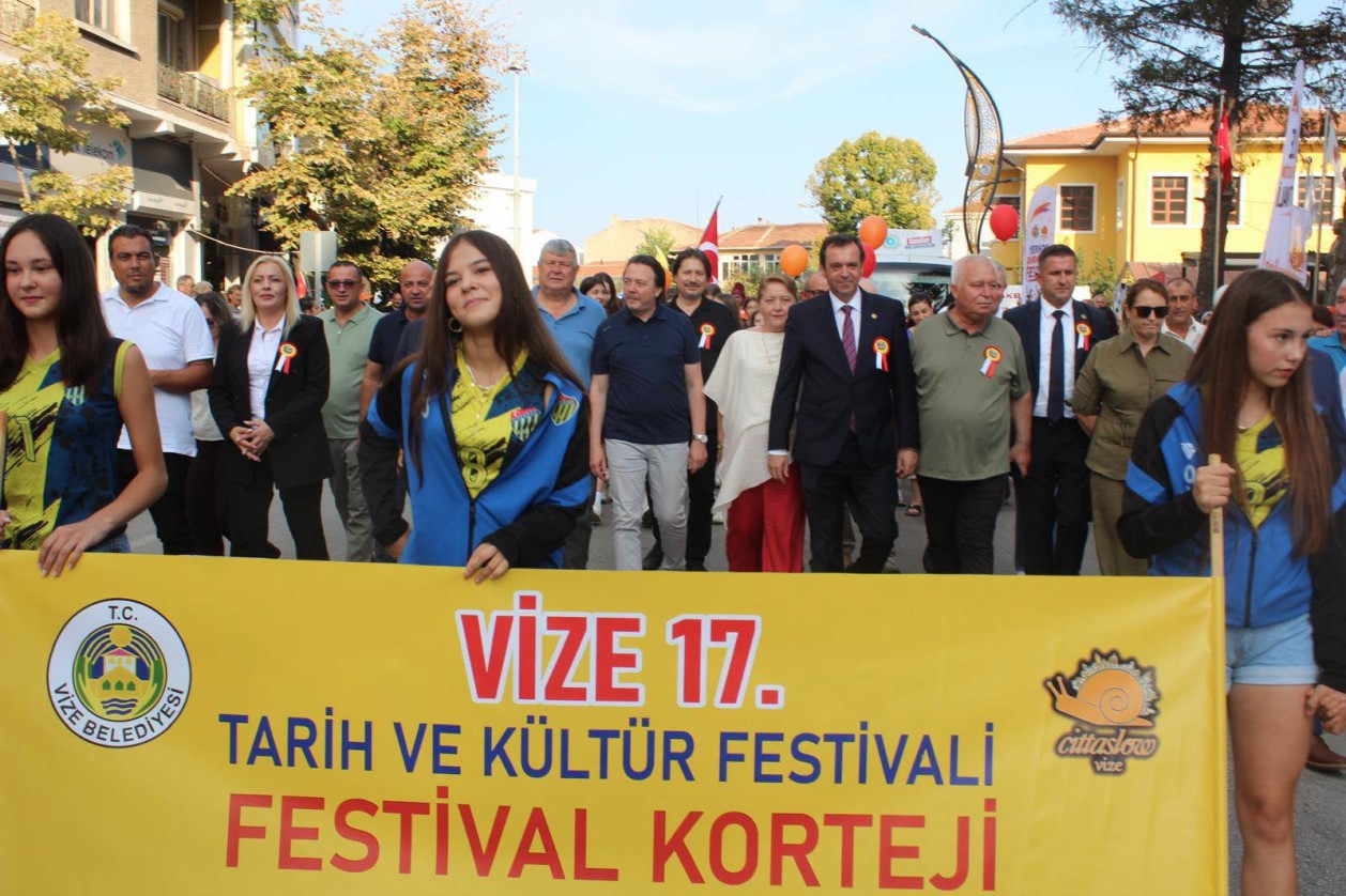 Vize 17. Tarih ve Kültür Festivalimizin açılış töreni